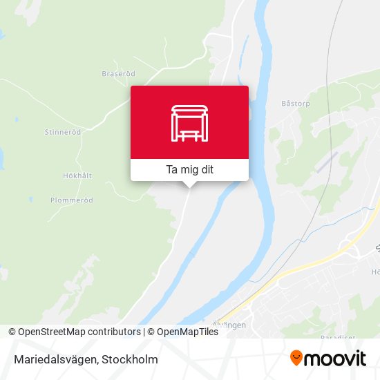 Mariedalsvägen karta