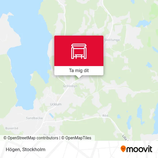 Högen karta