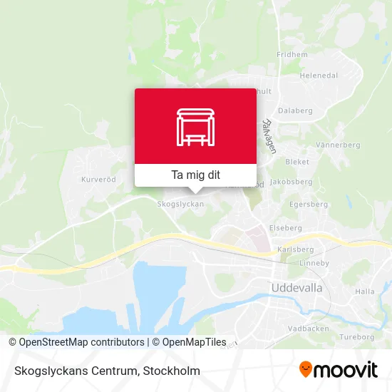 Skogslyckans Centrum karta