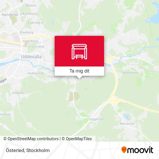 Österled karta