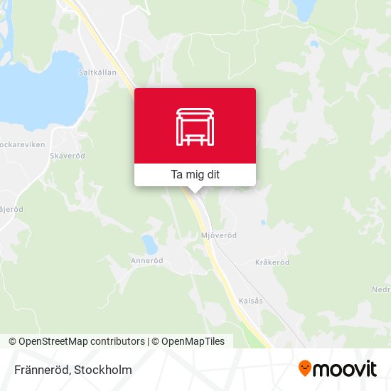 Fränneröd karta