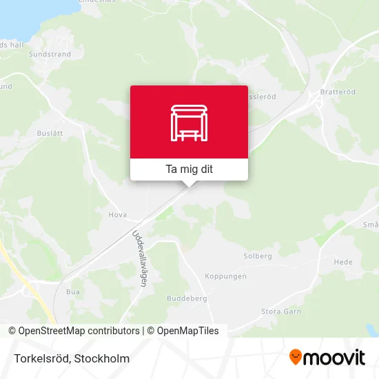 Torkelsröd karta