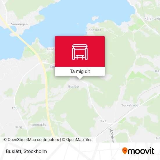 Buslätt karta