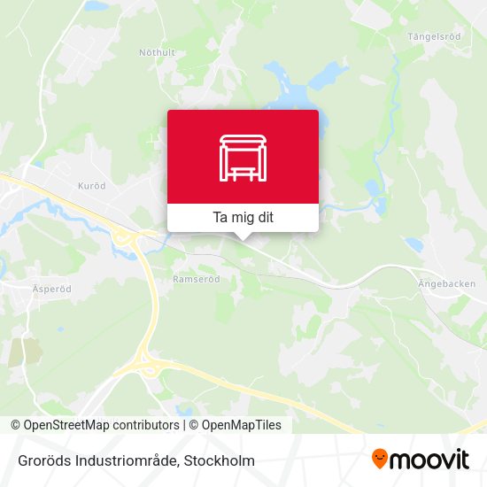 Groröds Industriområde karta