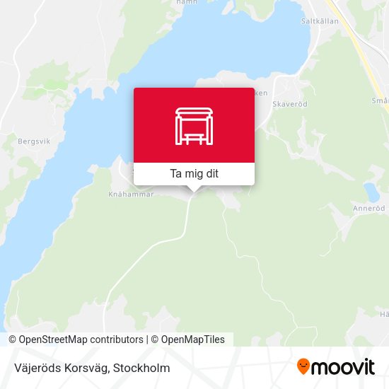 Väjeröds Korsväg karta