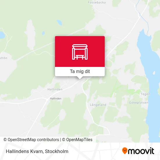 Hallindens Kvarn karta