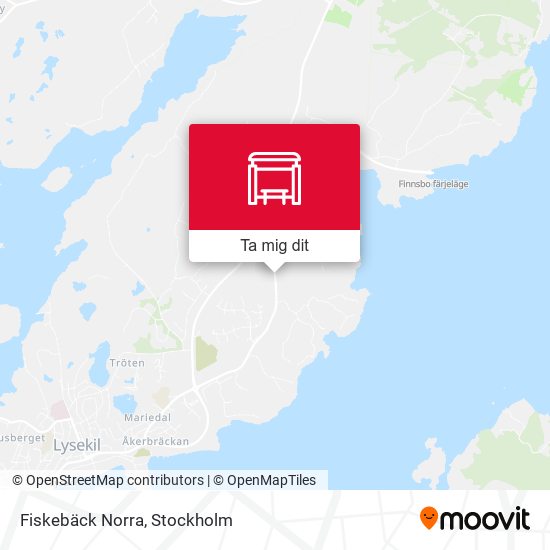 Fiskebäck Norra karta