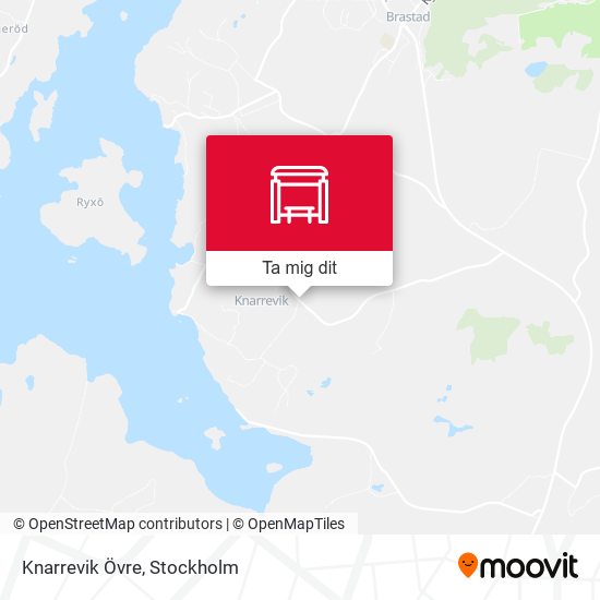 Knarrevik Övre karta