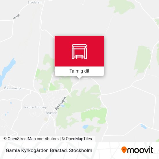 Gamla Kyrkogården Brastad karta