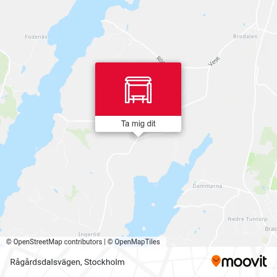 Rågårdsdalsvägen karta