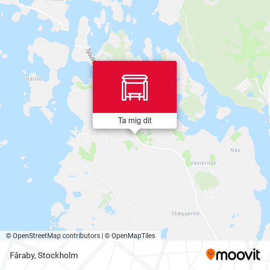 Fåraby karta