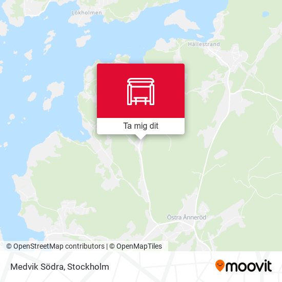 Medvik Södra karta