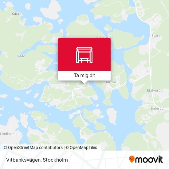 Vitbanksvägen karta