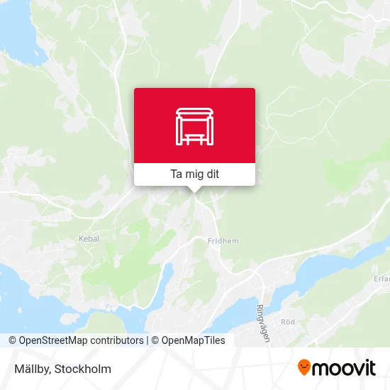Mällby karta