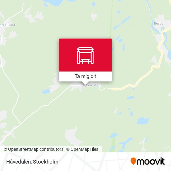 Håvedalen karta