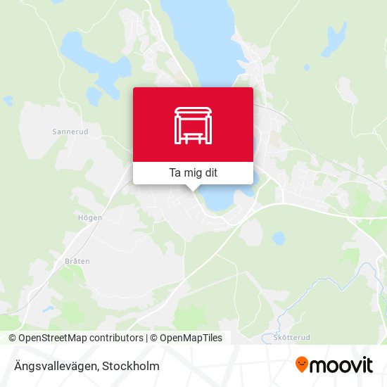 Ängsvallevägen karta