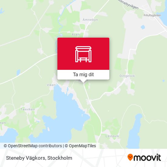 Steneby Vägkors karta