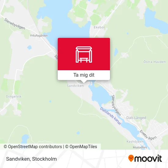 Sandviken karta