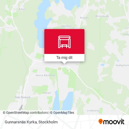 Gunnarsnäs Kyrka karta