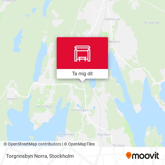 Torgrinsbyn Norra karta