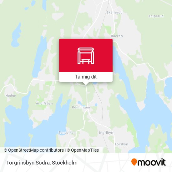 Torgrinsbyn Södra karta