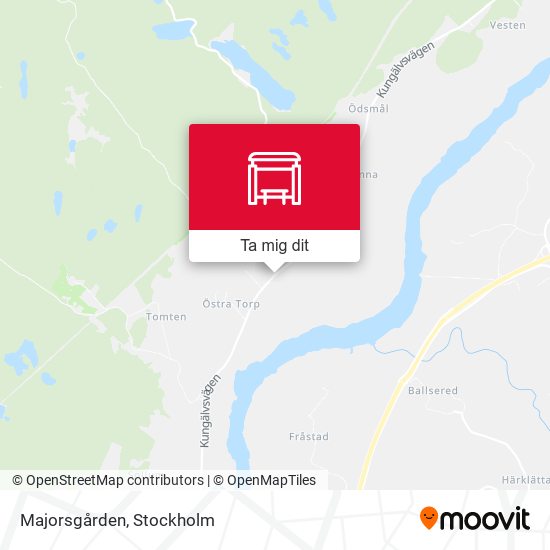 Majorsgården karta