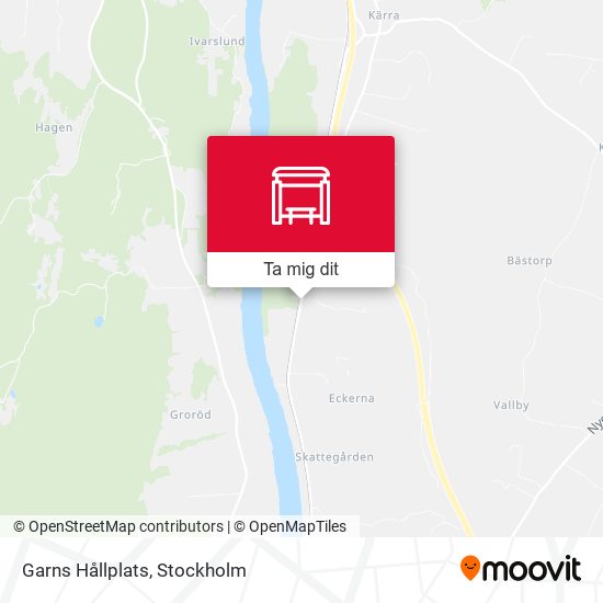 Garns Hållplats karta