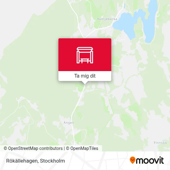 Rökällehagen karta