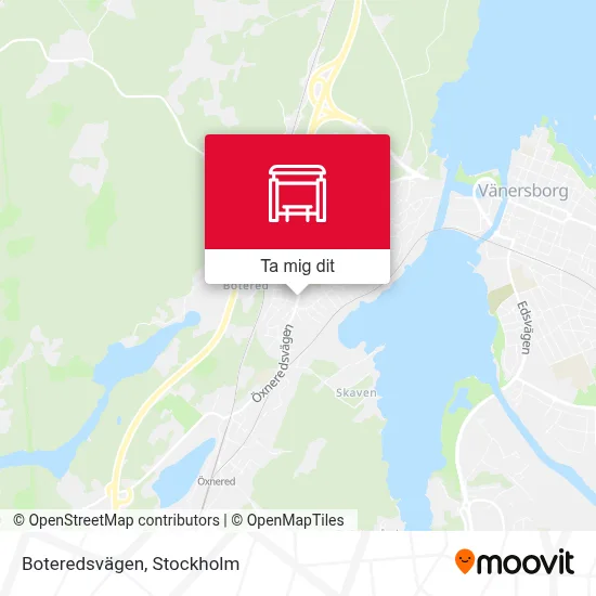 Boteredsvägen karta