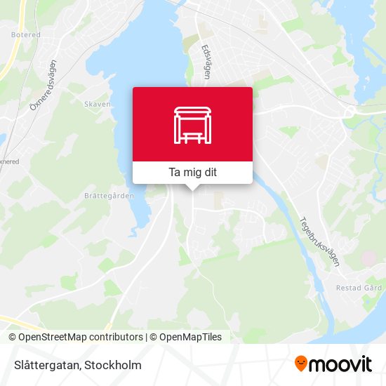 Slåttergatan karta