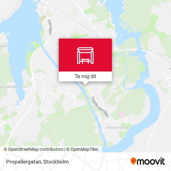 Propellergatan karta