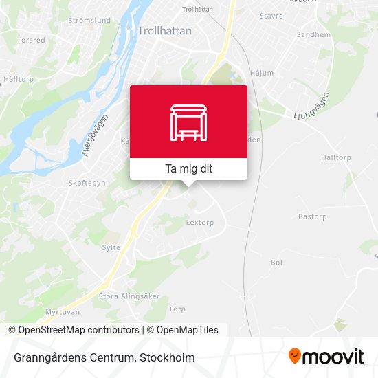 Granngårdens Centrum karta