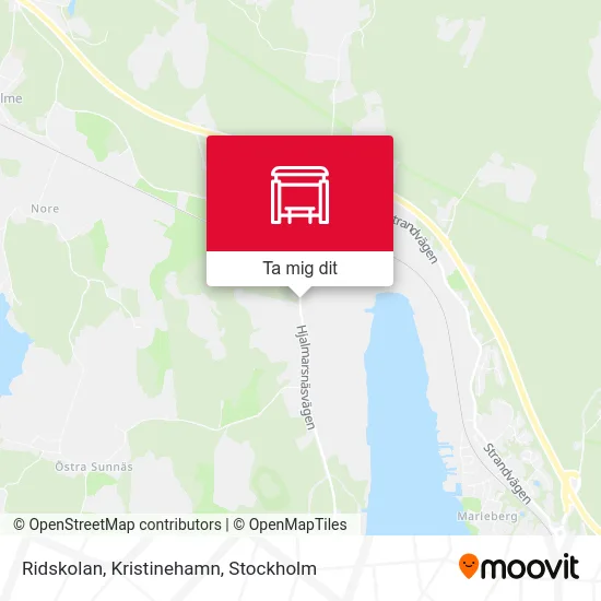 Ridskolan, Kristinehamn karta