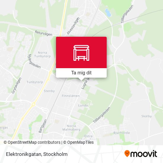 Elektronikgatan karta