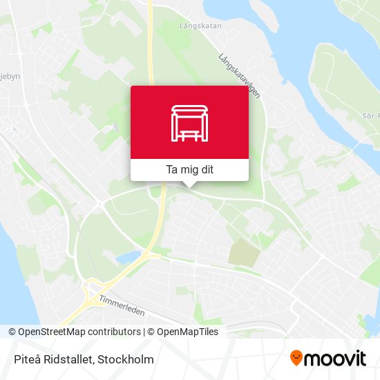 Piteå Ridstallet karta