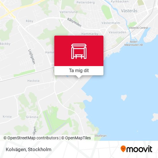 Kolvägen karta