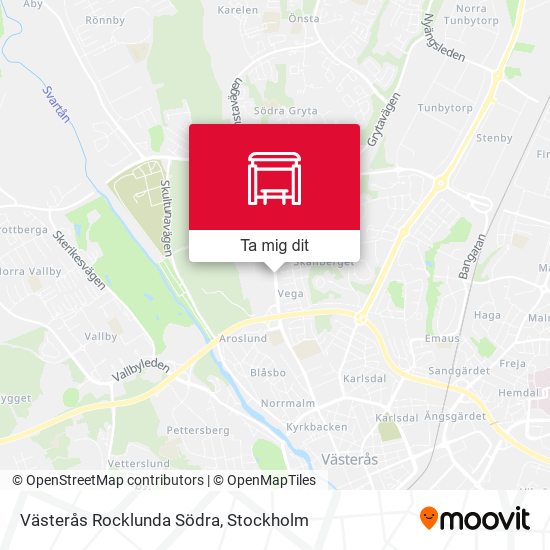Västerås Rocklunda Södra karta