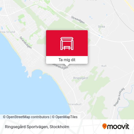 Ringsegård Sportvägen karta