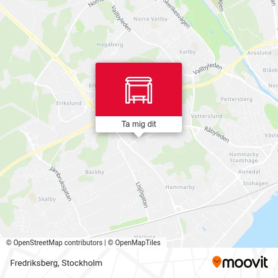 Fredriksberg karta