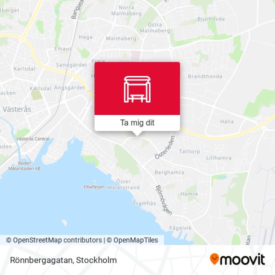 Rönnbergagatan karta