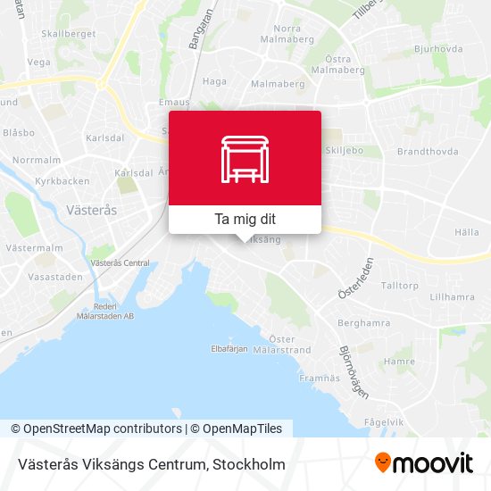 Västerås Viksängs Centrum karta