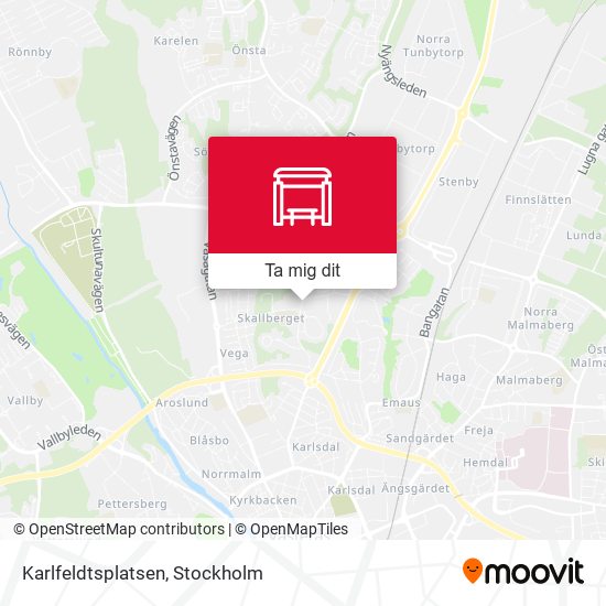 Karlfeldtsplatsen karta