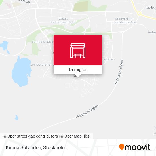 Kiruna Solvinden karta
