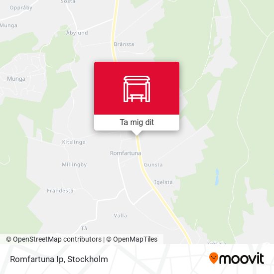 Romfartuna Ip karta