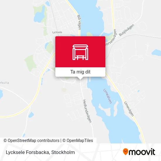 Lycksele Forsbacka karta