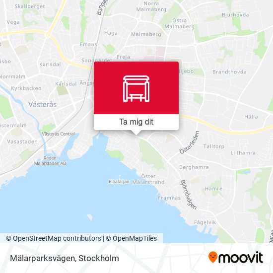 Mälarparksvägen karta