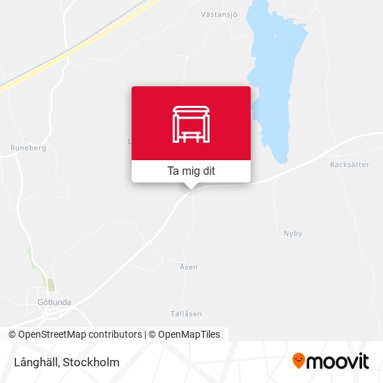 Långhäll karta