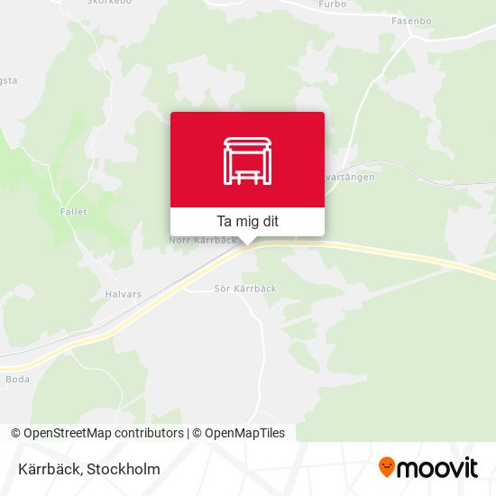 Kärrbäck karta