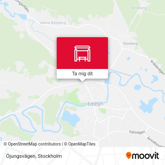 Öjungsvägen karta