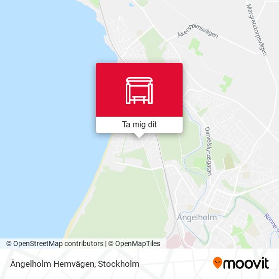 Ängelholm Hemvägen karta